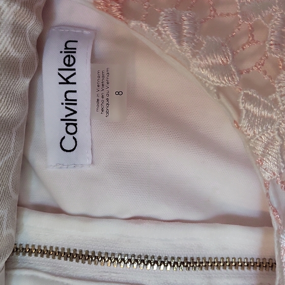 CALVIN KLEIN embroidered dress - Picture 5 of 8